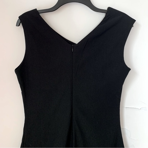 Muxxn Retro Bodycon LBD Dress in Black - Picture 8 of 12